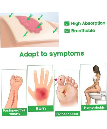 GLEAVI 100pcs Fingertip Dressing Tape | Self-Adhesive Sacral Dressing & Medical Emergency Bandages - Large Barrier for Optimal Hemostasis - Buy Online on GoSupps.com