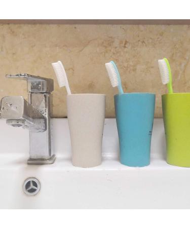 EasyHonor Huge Head Toothbrush 4 Pack - BPA Free with White Hard Bristles - Buy Online on GoSupps.com