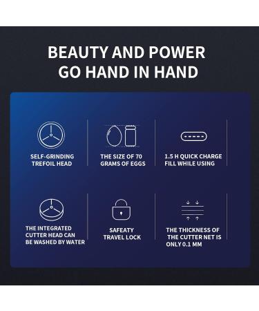Best Electric Shavers for Men | Waterproof Rechargeable Razor with Digital Display & USB Charging - Buy Online on GoSupps.com
