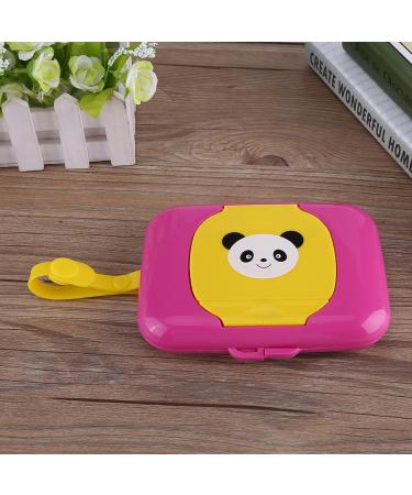 Wet Wipes Box Baby Outdoor Portable Wet Tissue Dispenser Case Infant Reusable Stroller Pram Wipes Box Convenient Fabric Case for Travel(Rose + Yellow) Baby Tissue - Buy Online on GoSupps.com