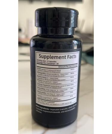 Shilajit for Men/Women - Pure Himalayan Organic,Shilajit Capsules with Ashwagandha,Supplements 60 Capsules Alternative to Resin,Drops & Gummies - Buy Online on GoSupps.com