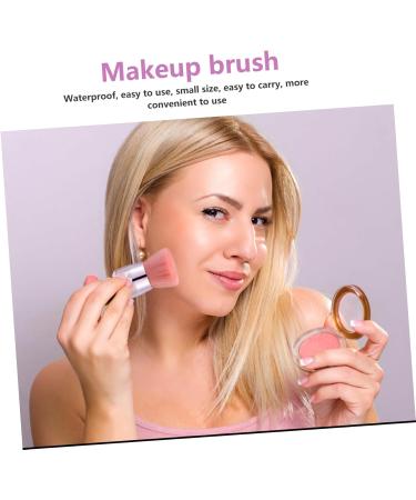 Ipetboom Mushroom Head Makeup Brush Powder Blush Brush Blending Brush Makeup Brush Tool Makeup Stippling Brush Highlighter Blusher Stick Portable Brush Artificial Fiber Mild Cosmetic Pink - Buy Online on GoSupps.com