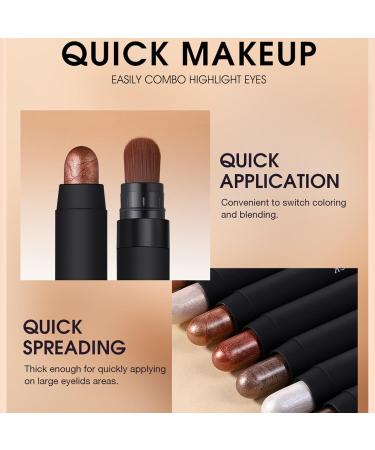  syayw Creamy Eyeshadow Shimmer & Matte Effect Cream Eyeshadow - Light & Shine Effect - Multi-Use Cream Eyeliner for Women & Girls - Party & Beauty Makeup - Buy Online on GoSupps.com