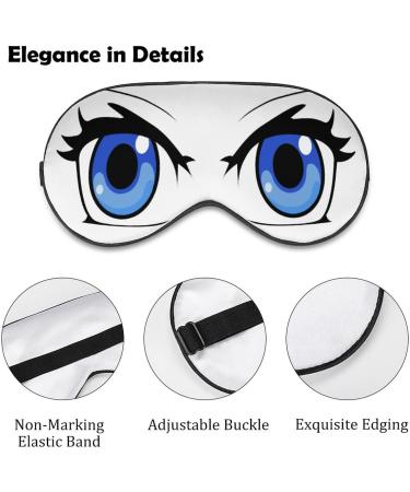 LynaRei Cartoon Woman Sleeping Mask - Adjustable Blindfold for Blocking Out Light - Anime Style-4 - Buy Online on GoSupps.com
