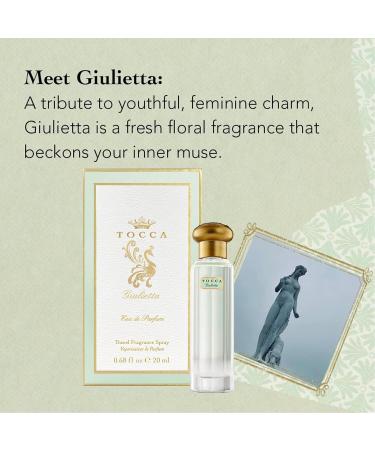 Tocca Women's Perfume Giulietta Fragrance 0.68 oz (20 ml) - Fresh Floral Pink Tulips Green Apple Vanilla Orchid - Hand-Finished Bottle 0.68 Fl Oz (Pack of 1) - Buy Online on GoSupps.com