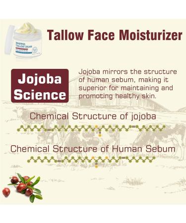 Beef Tallow Beef Tallow Skincare Cream Beef Tallow Face Moisturiser 100% Grass Fed Beef Tallow for Skin Care - Natural Handmade Lotion Whipped Beef Tallow Cream for Face & Body Sensitive Skin - Care for Sensitive Skin - Buy Online on GoSupps.com