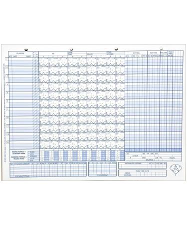 Glover's Scorebooks Baseball/Softball Scoring Sheets - 30 Games - Buy Online on GoSupps.com