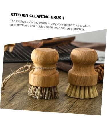 Solustre 2-Pack Dishware Dishwasher Brushes | Kitchen Scrubbing Brush for Cast Iron & Vegetables - Durable Pot & Grill Cleaning Tools - Buy Online on GoSupps.com