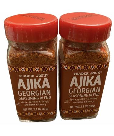 Trader Joe's Ajika Georgian Seasoning Blend (Pack of 2) - Spicy, Garlicky, Aromatic & Savory - Buy Online on GoSupps.com