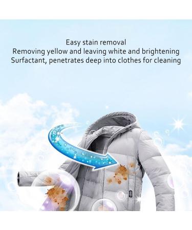 Down Jacket Cleaner Spray - Laundry Detergent for Down Jackets | Garment Stubborn Stain Cleaner Oil Stain Remover for Clean Oil Juice Soy Sauce Stains Jmedic - Buy Online on GoSupps.com