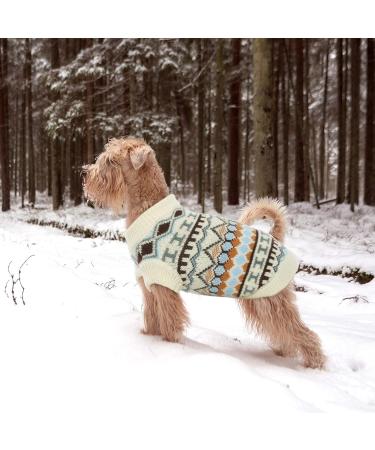 Hjumarayan Boho Dog Sweater - Stylish Thick Christmas Sweater for Medium-Sized Dogs | Perfect for French Bulldogs & More - Buy Online on GoSupps.com