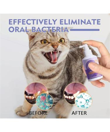 Pet Clean Teeth Cleaning Spray for Dogs & Cats Dog Mouth Spray Targets Tartar & Plaque Eliminate Bad Breath Without Brushing (1pcs) - Buy Online on GoSupps.com