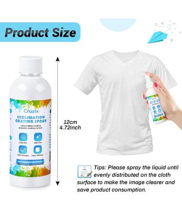 Sublimation Coating Spray for Cotton Shirts & Polyester Fabrics | Heat Resistant Tape | Waterproof & High Gloss Finish - Buy Online on GoSupps.com