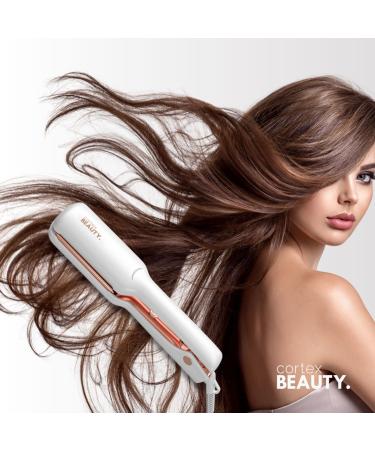 Cortex Beauty Professional Flat Iron Hair Straightener - 1.75" Wide Plate Rapid Heat Technology for Silky Straight Hair - Buy Now - Buy Online on GoSupps.com