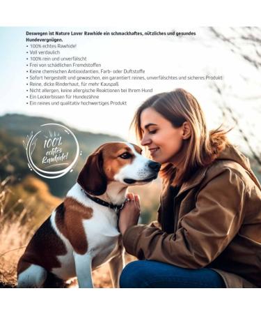 Monkimau 150 Premium Dog Sticks - 100% Natural Beef Subhide for Medium Dogs | 12cm | 880g - International Shipping Available - Buy Online on GoSupps.com
