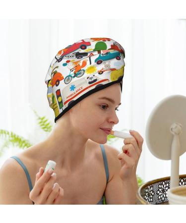 Quick-Dry Hair Towel Wrap - Towel Turban with Button for Fast Drying | Hair Care Essential for All Hair Types - Buy Online on GoSupps.com