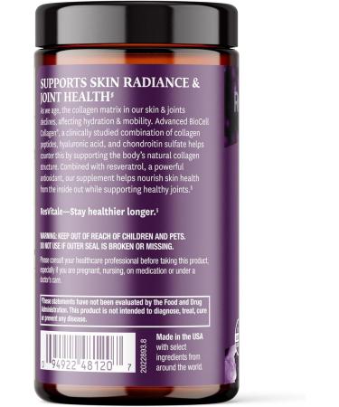 ResVit le Collagen Enhance - Beauty Supplement with Hyaluronic Acid & Resveratrol - 60 Capsules - Buy Online on GoSupps.com