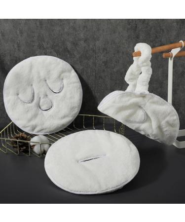 Milageto 2x Face Towel Mask - Multifunctional Moisturizing Facial Care for Women | Eye Open Tie Rope - International Shipping Available - Buy Online on GoSupps.com