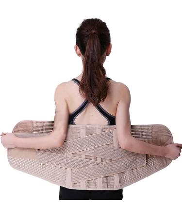 Back Bandage & Support Belt for Men & Women | Posture Correction Breathable Lower Back Pain Relief - Buy Online on GoSupps.com