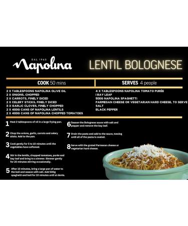 Napolina Lentils in Water 400g - Buy Online at [Your Company Name] - Buy Online on GoSupps.com