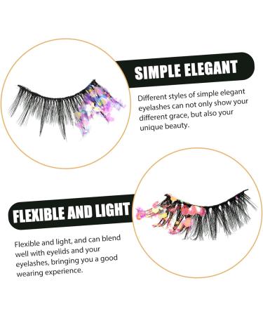 minkissy 6 Pairs Fluorescent False Eyelashes Fake Eyelashes Artificial Eyelashes Fluffy Wispy Lashes Lash Extensions Natural False Eyelashes Lash Natural Look Flash High-grade Fiber 3d - Buy Online on GoSupps.com