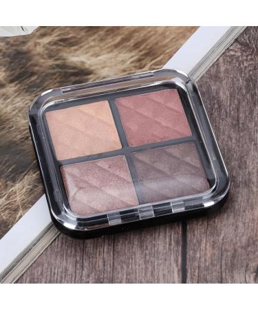 Ymiko Glitter Eye Shadow Palette - 4 Matte Waterproof Pigments for Chic Makeup Artists - Green Misty Rose - Buy Online on GoSupps.com