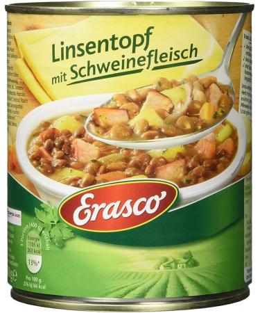  n.v. Erasco Lentil Jars with Pork 800 g (Pack of 3) - Buy Online on GoSupps.com