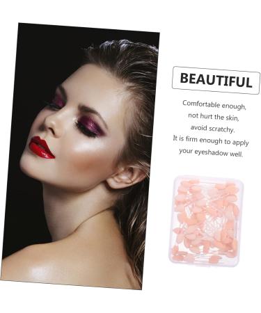 Baluue 50pcs Double Ended Eyeshadow Brush Eyeshadow Makeup Accessories Eyeshadow Sticks Plastic 6x1cm As Shown - Buy Online on GoSupps.com