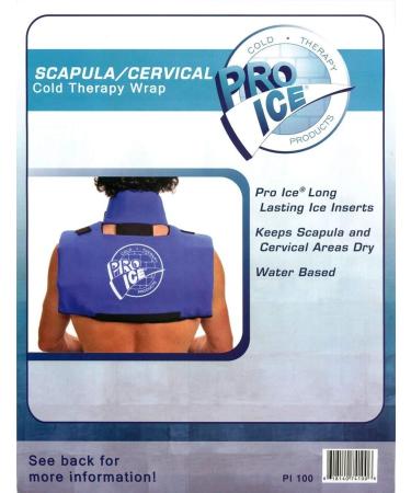 Pro Ice Scapula/Cervical Cold Ice Wrap with Inserts - Fast Pain Relief - Buy Online on GoSupps.com