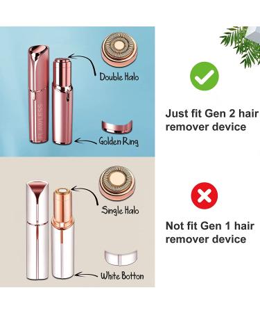 Double Halo Replacement Heads for Finishing Touch Flawless Facial Hair Remover Gen 2 - 6 Blades - Buy Online on GoSupps.com