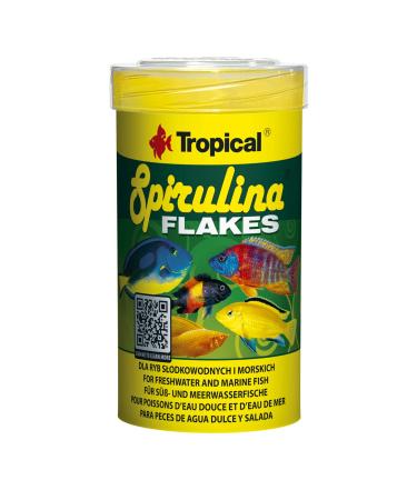 SPIRULINA Flakes 100ml / 20g - Food with spirulina for freshwater and saltwater fish