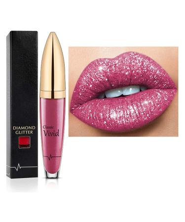 18 colors diamond glossy durable lipstick waterproof matt diamond shimmer lip gloss diamond glossy lip glaze shine lively beauty make-up (6)