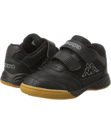 Kappa Unisex Kids Kickoff K 260509K-1116 Low-Top Sneakers Black Grey Size 29 EU | Stylish & Comfortable Footwear for Children - Buy Online on GoSupps.com