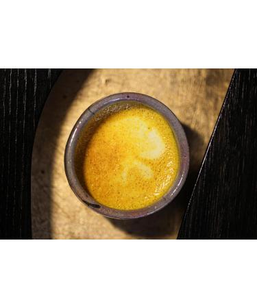 Nature AZ Golden Latte Organic Energy Blend Turmeric Ginger Acerola Lucuma No Added Sugar Low GI Maltodextrin Free Vegan & 100% Natural 145g sachet (approx. 30 servings) Made in France - Buy Online on GoSupps.com