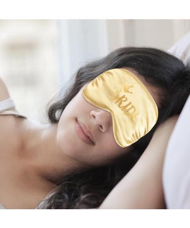 Buy LALAFINA Bride Eye Blinder - Adjustable Imitation Silk Sleeping Mask | Soft Eye Pillow & Travel Blindfold for Weddings & Relaxation - Buy Online on GoSupps.com