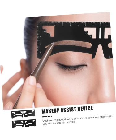 NOLITOY 8 Pcs Eyebrow Ruler Eyebrow Auxiliary Ruler Eyebrow Tools Makeupset Eyebrow Shaper Make up Template - Buy Online on GoSupps.com