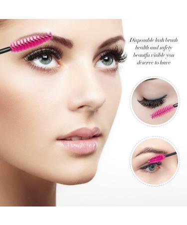 300 Pcs Disposable Mascara Wand Eyelash Brush - Red | EyeLash Extension Supplies - Buy Online on GoSupps.com