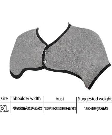 Calakono 360-Degree Heated Shoulder Warming Pillow | XL Washable Velvet Neck Wrap for All Seasons | Light Gray Neck Warmer - Buy Online on GoSupps.com