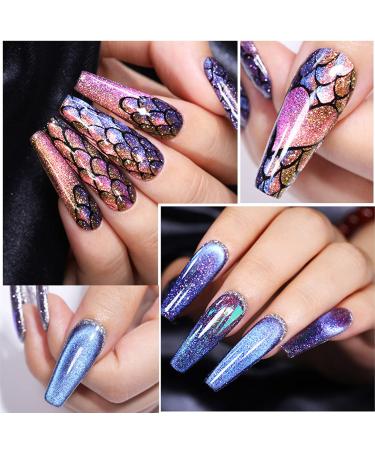 9-Piece Cat Eye Nail Magnet Tool Set for Gel Polish Nail Art | Double-Head Flower Design Pens and Multi-Function Board - Buy Online on GoSupps.com