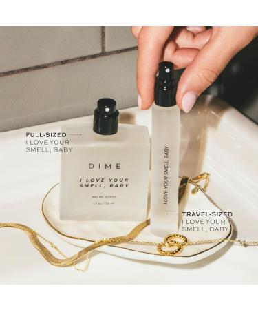 Dime Beauty Perfume I Love Your Smell Baby 0.34 oz / 10 ml - Sweet Floral Scent Hypoallergenic Clean Perfume Eau de Toilette For Women 0.34 Ounce (Pack of 1) - Buy Online on GoSupps.com