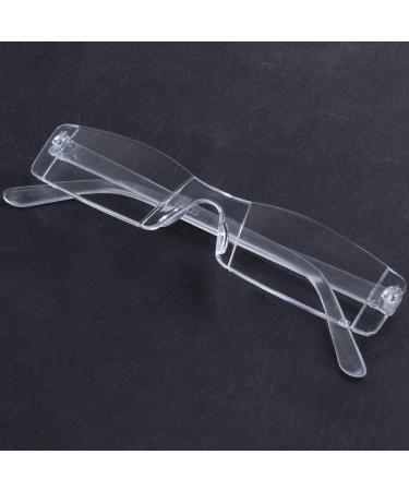 FREDY Rimless Reading Glasses Case Bag - Metal Temple 1.00-4.00 Diopters Clear (300 Degrees) - Shop Internationally! - Buy Online on GoSupps.com