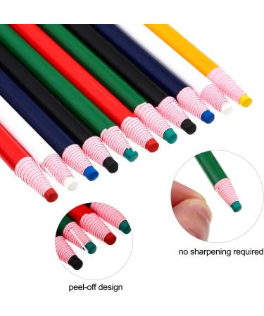 Outus 24 Pieces Peel-Off China Markers - Colorful Grease Pencil Crayons for Wood, Glass, Garments, Metal, Fabrics, Porcelain, Film, Paper - Buy Online on GoSupps.com