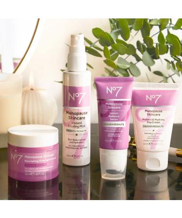 No7 Menopause Skincare Instant Radiance Serum (30ml) - Brighten & Revitalize Skin - Buy Online on GoSupps.com