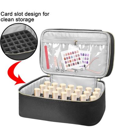 Nail Kit Organizers 480g Nail Polish Organiser Bags Portable Nail Polish Travel Storage Organizers and Makeup Accessories for Nail Cleaning and Styling - Buy Online on GoSupps.com