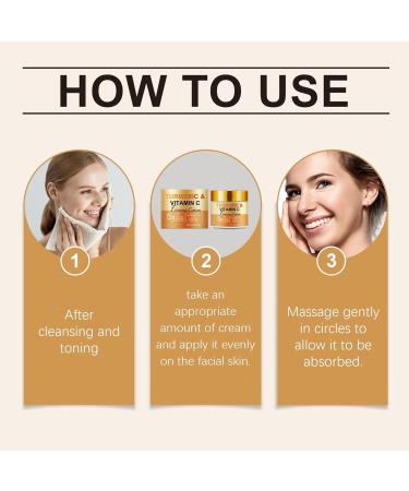  Generisch Turmeric Face Cream with Vitamin C Powerful 10% Vitamin C Face Cream for Dark Spots Anti-Aging Skin Firming Vitamin C Cream for - Buy Online on GoSupps.com