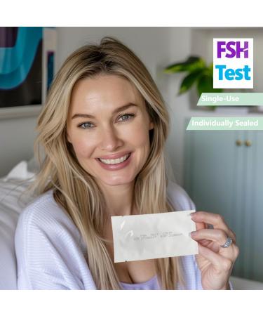 FSH Urine Rapid Test Strip | Accurate Menopause Test at Home - Fast & Reliable Results - Buy Online on GoSupps.com