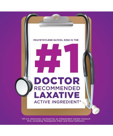 Amazon Basic Care ClearLax 8.3 oz Powder for Solution | Polyethylene Glycol 3350 Osmotic Laxative - Buy Online on GoSupps.com