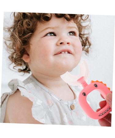 Partykindom U-Shaped Toothbrush for Children - Manual Toddler Oral Care Tool | Safe & Easy to Use Baby Dental Hygiene - Buy Online on GoSupps.com