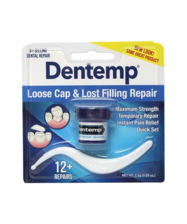 Dentemp Maximum Strength Dental Repair Material - 12+ Repairs, Pack of 4