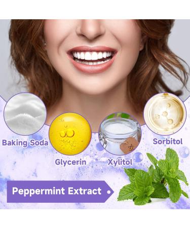 Lila Toothpaste for White Teeth - Purple Tooth Whitening Paste 60g (2-Pack) | Fresh Breath & Stain Removal - Buy Online on GoSupps.com